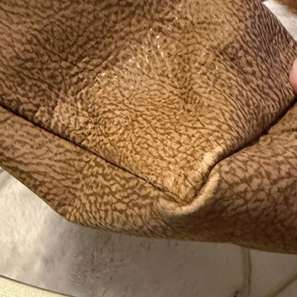 Myra Bag Hazel Opulence Cowhide Leather Bag in Brown and White Pattern - Picture 12 of 14